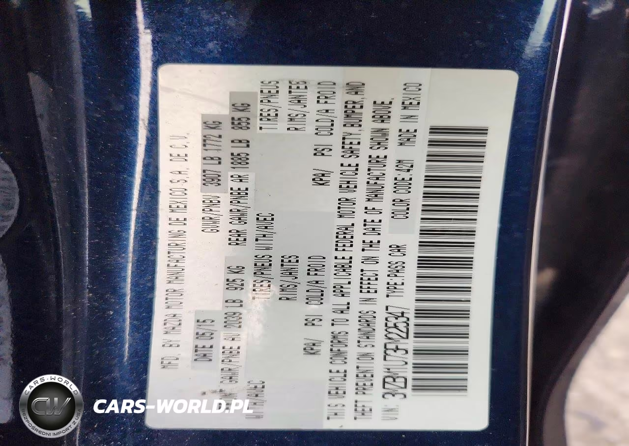 2015 Mazda 3 Sport VIN:3MZBM1U73FM225347 - 12