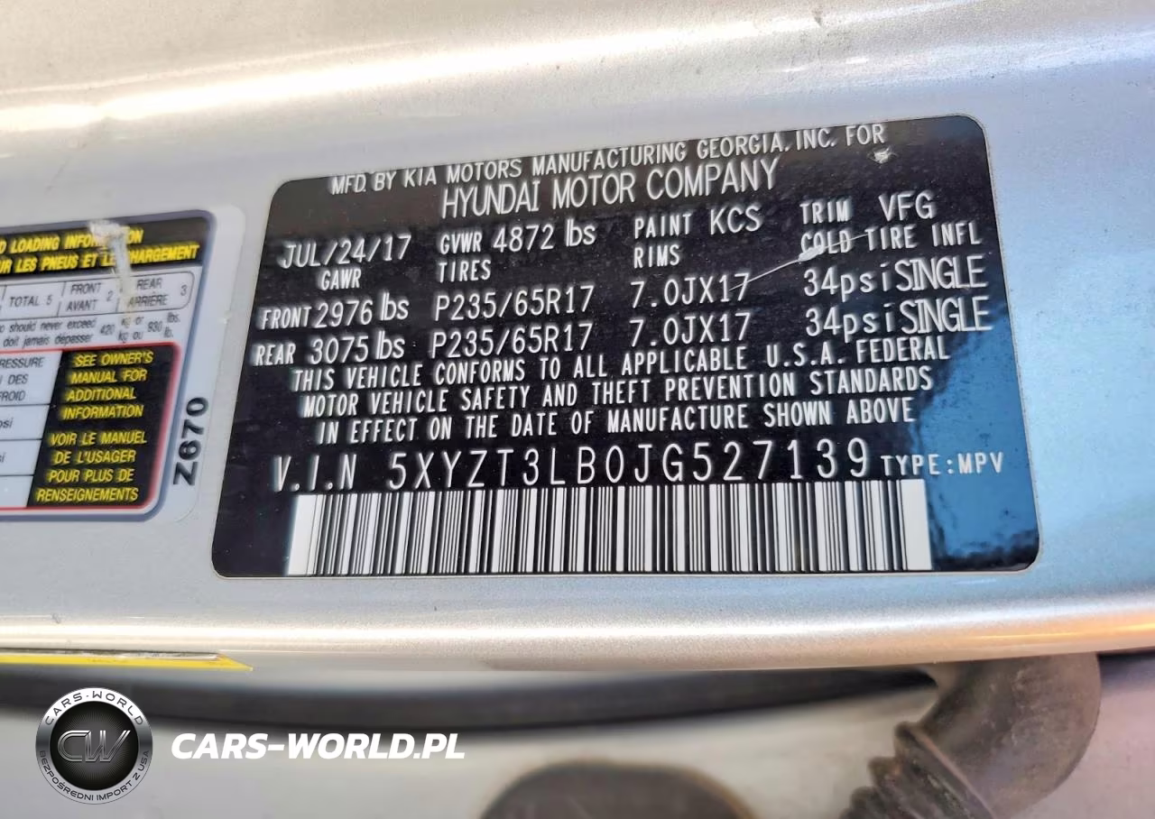 2018 Hyundai Santa Fe Sport 2.4L VIN:5XYZT3LB0JG527139 - 13