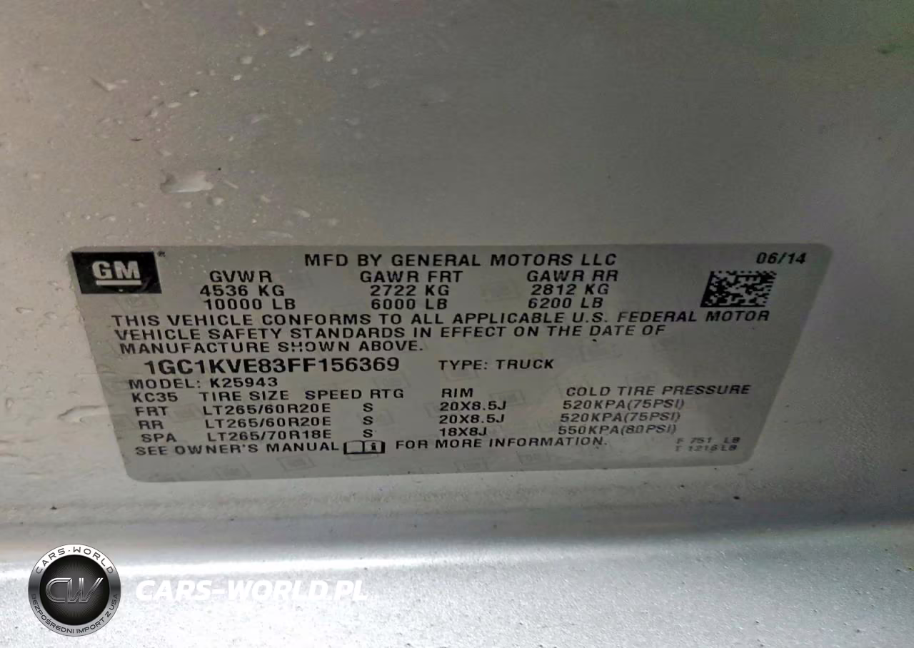 2015 Chevrolet Silverado K2500 Heavy Duty Lt VIN:1GC1KVE83FF156369 - 12