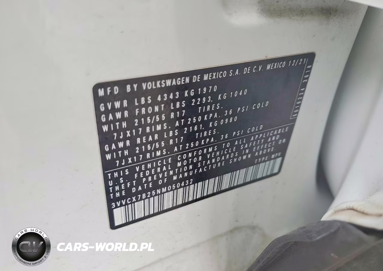 2022 Volkswagen Taos S VIN:3VVCX7B25NM050432 - 13
