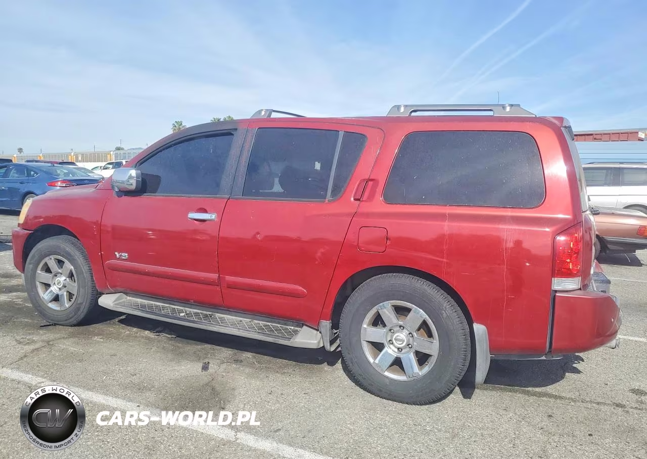 2007 Nissan Armada Se VIN:5N1AA08A27N722481 - 2