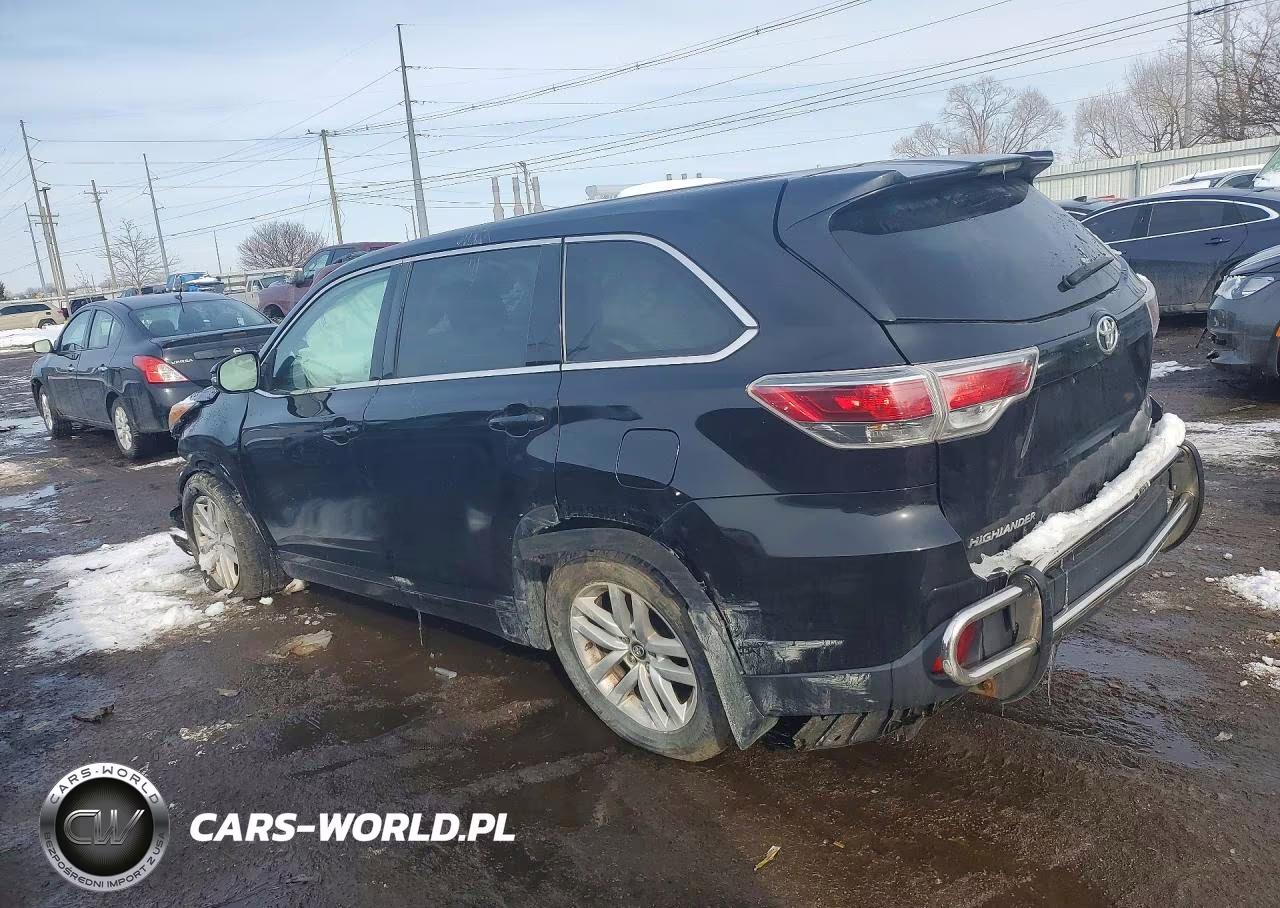 2016 Toyota Highlander Le VIN:5TDBKRFH6GS259281 - 2