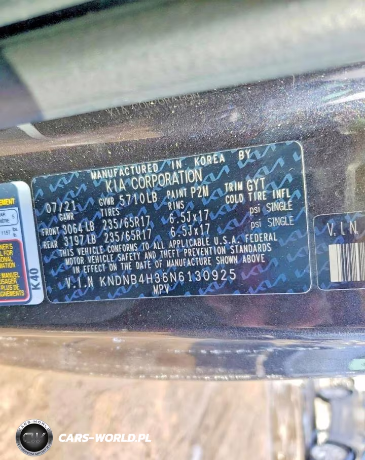 2022 Kia Carnival Lx VIN:KNDNB4H36N6130925 - 13