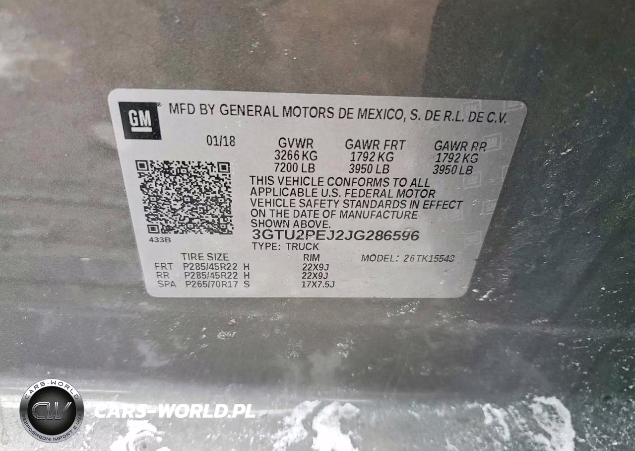 2018 GMC Sierra K1500 Denali VIN:3GTU2PEJ2JG286596 - 12