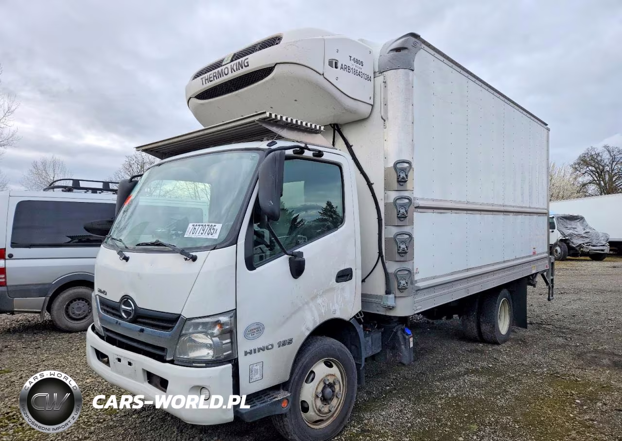 2019 Hino 195 Refrigerated Box Truck VIN:JHHRDM2H3KK006272 - 2