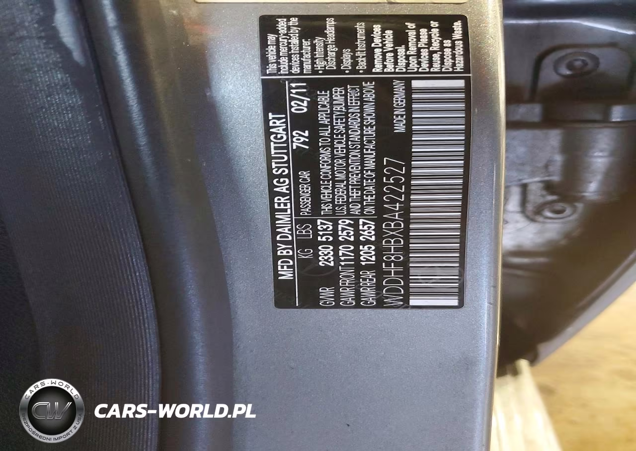 2011 Mercedes-Benz E 350 4Matic VIN:WDDHF8HBXBA422527 - 12