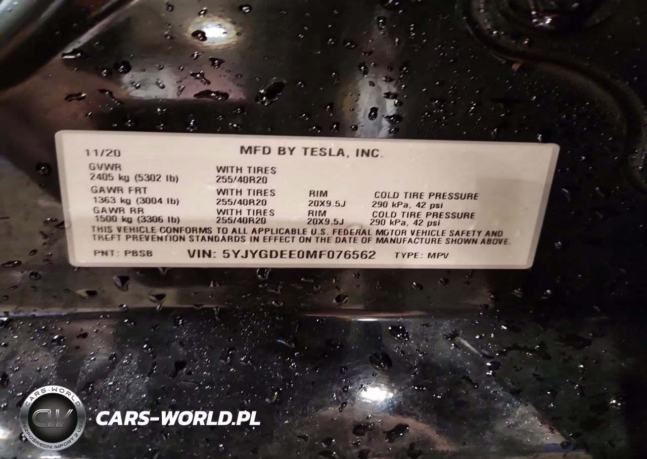 2021 Tesla Model Y VIN:5YJYGDEE0MF076562 - 14