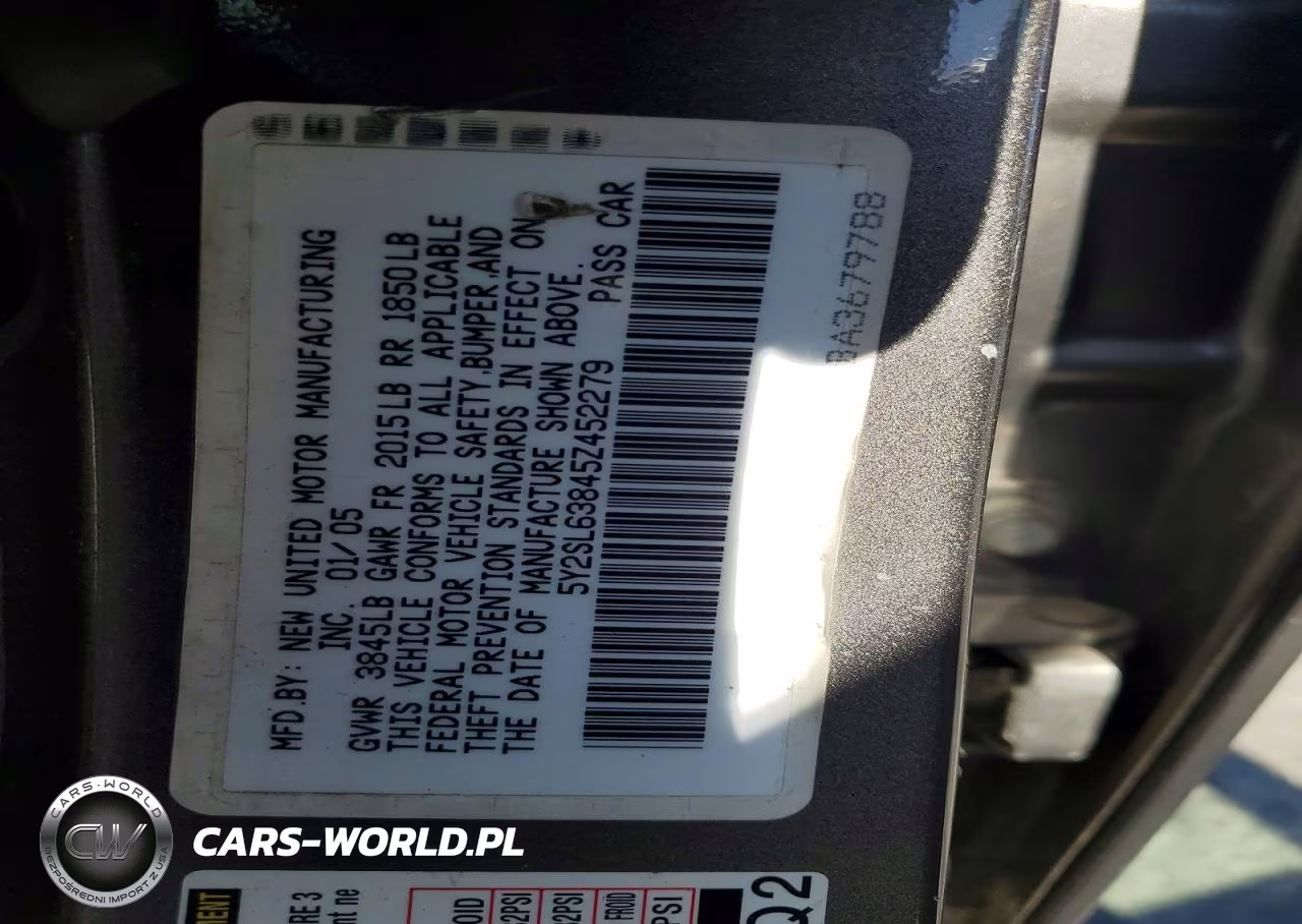2005 Pontiac Vibe VIN:5Y2SL63845Z452279 - 12