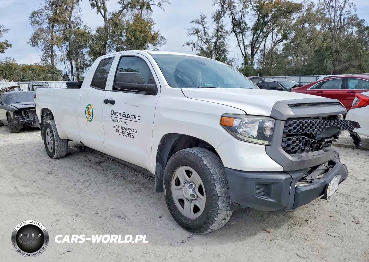 2021 Toyota Tundra Double Cab Sr VIN:5TFCY5F14MX027931 - 4