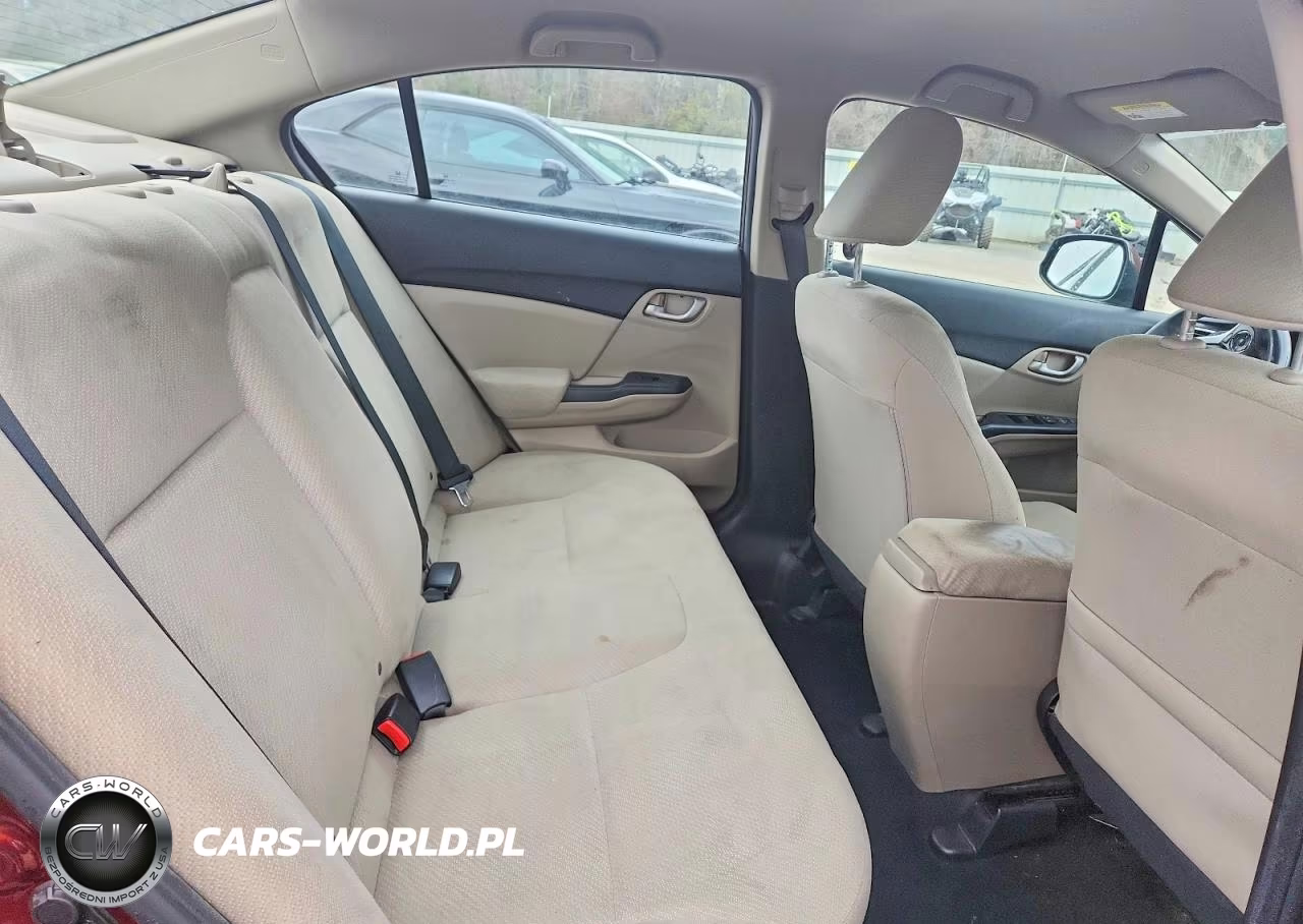 2013 Honda Civic Lx VIN:2HGFB2F57DH602450 - 10