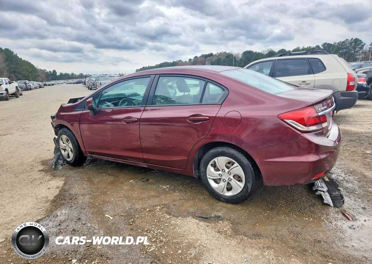 2013 Honda Civic Lx VIN:2HGFB2F57DH602450 - 2