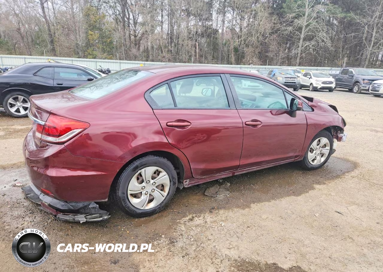 2013 Honda Civic Lx VIN:2HGFB2F57DH602450 - 3