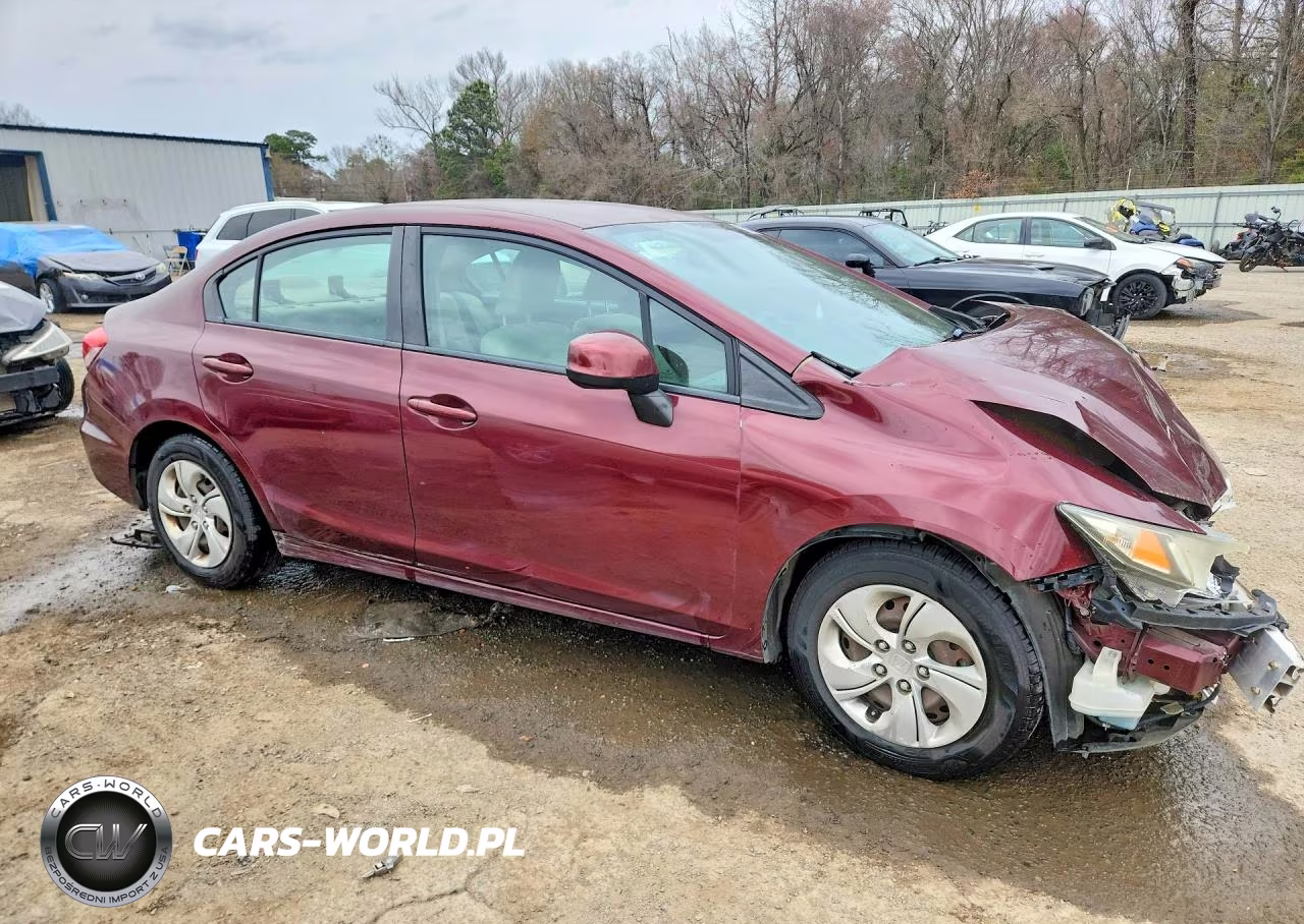 2013 Honda Civic Lx VIN:2HGFB2F57DH602450 - 4