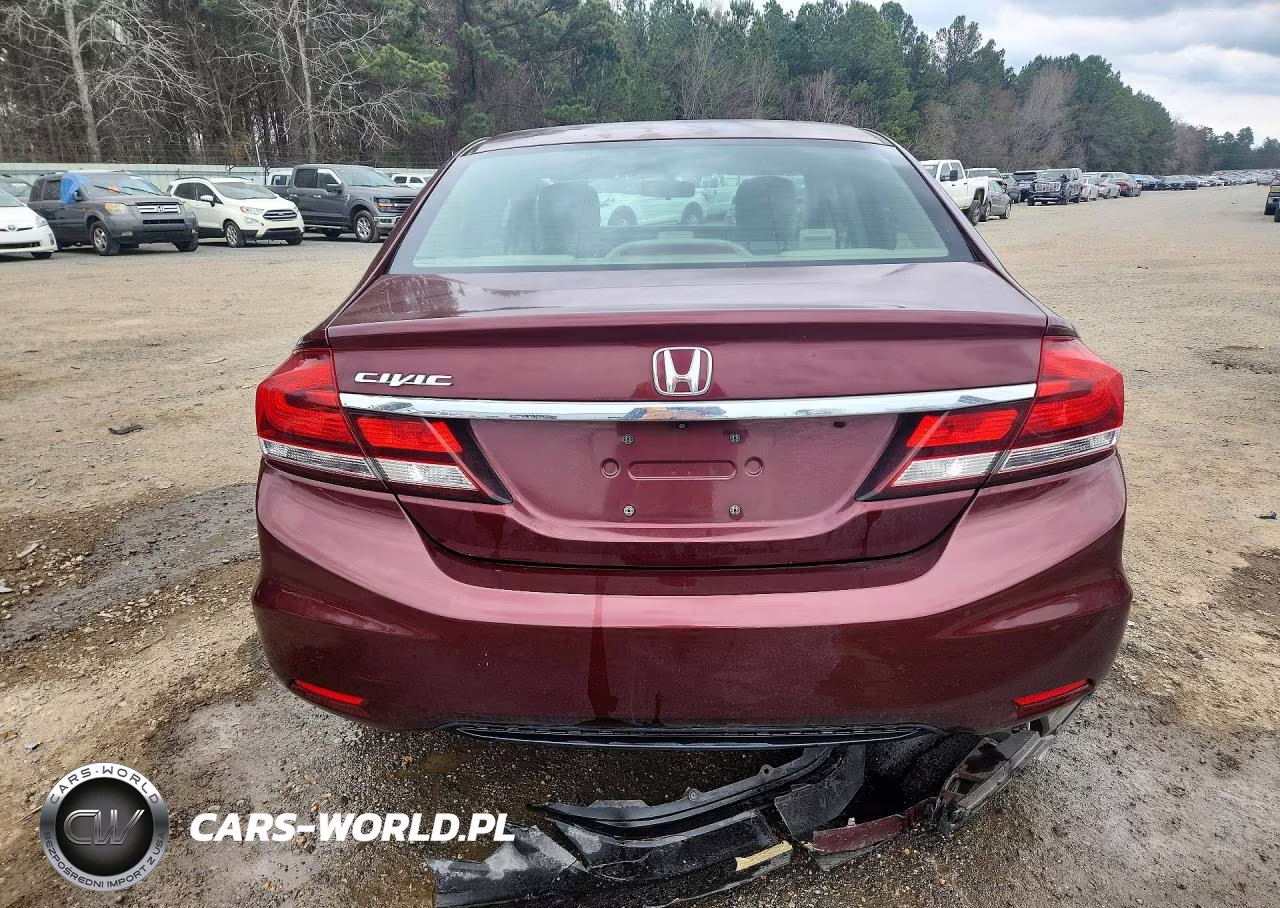 2013 Honda Civic Lx VIN:2HGFB2F57DH602450 - 6