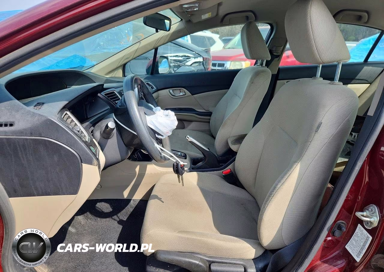 2013 Honda Civic Lx VIN:2HGFB2F57DH602450 - 7