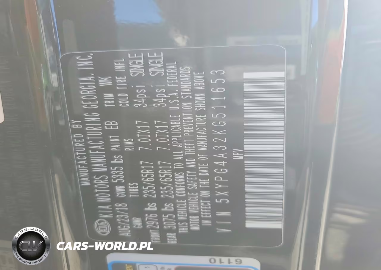 2019 Kia Sorento L VIN:5XYPG4A32KG511653 - 13