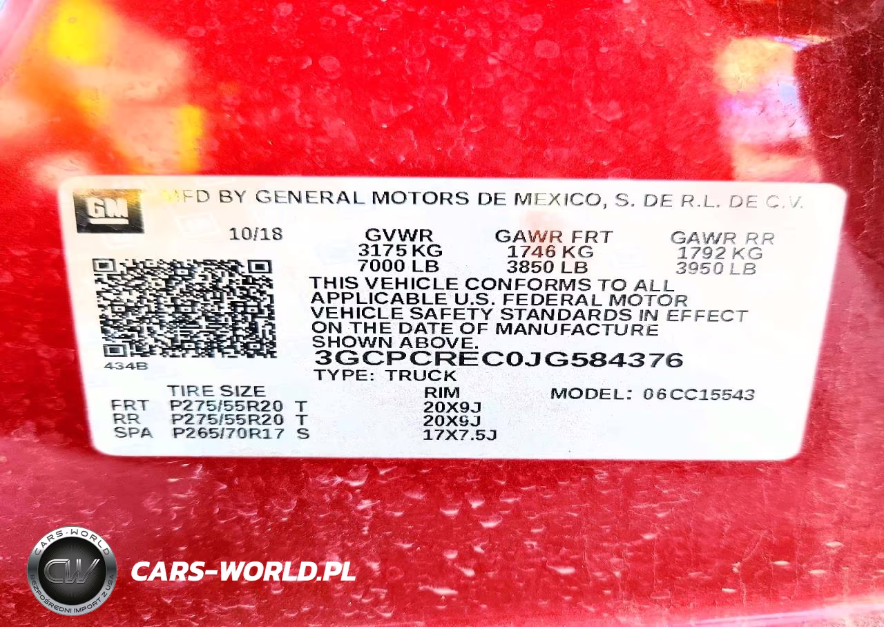 2018 Chevrolet Silverado C1500 Lt VIN:3GCPCREC0JG584376 - 13