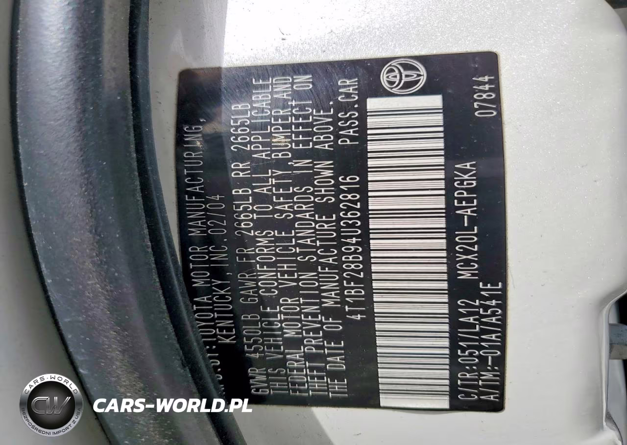 2004 Toyota Avalon Xls VIN:4T1BF28B94U362816 - 12