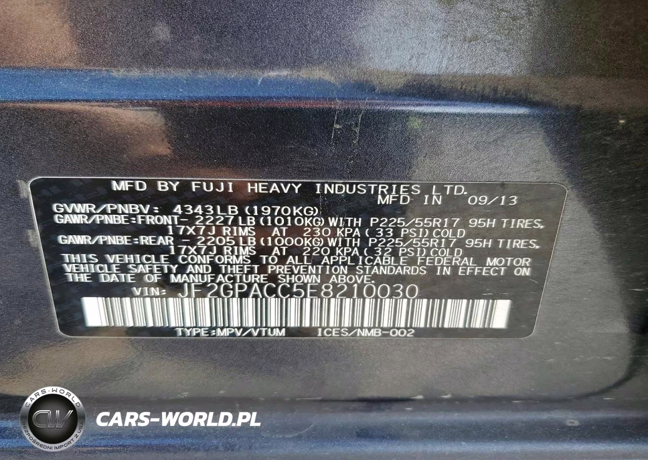 2014 Subaru Xv Crosstrek 2.0 Premium VIN:JF2GPACC5E8210030 - 14