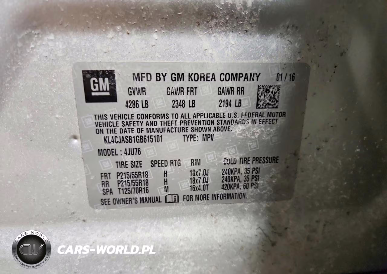 2016 Buick Encore VIN:KL4CJASB1GB615101 - 13