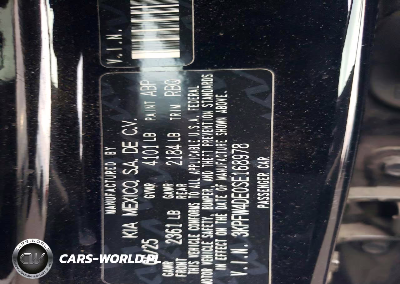 2025 Kia K4 Gt Line VIN:3KPFW4DE0SE168978 - 12
