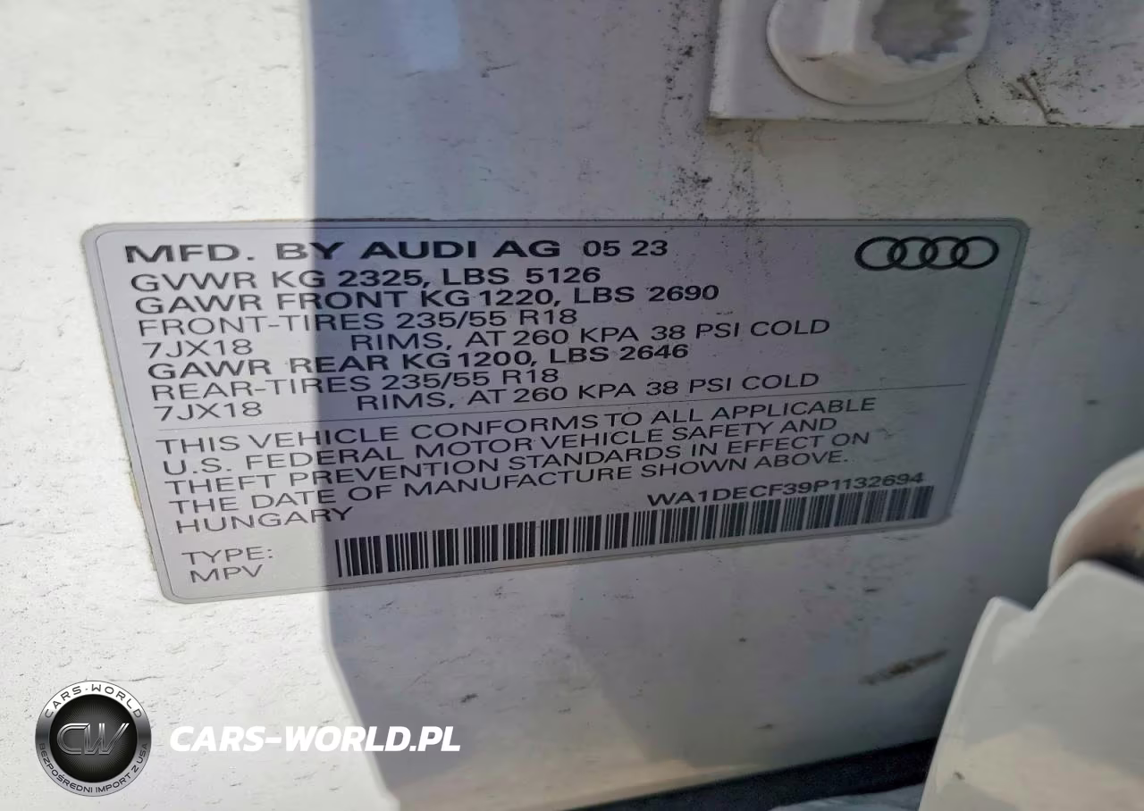 2023 Audi Q3 Premium S Line 45 VIN:WA1DECF39P1132694 - 13