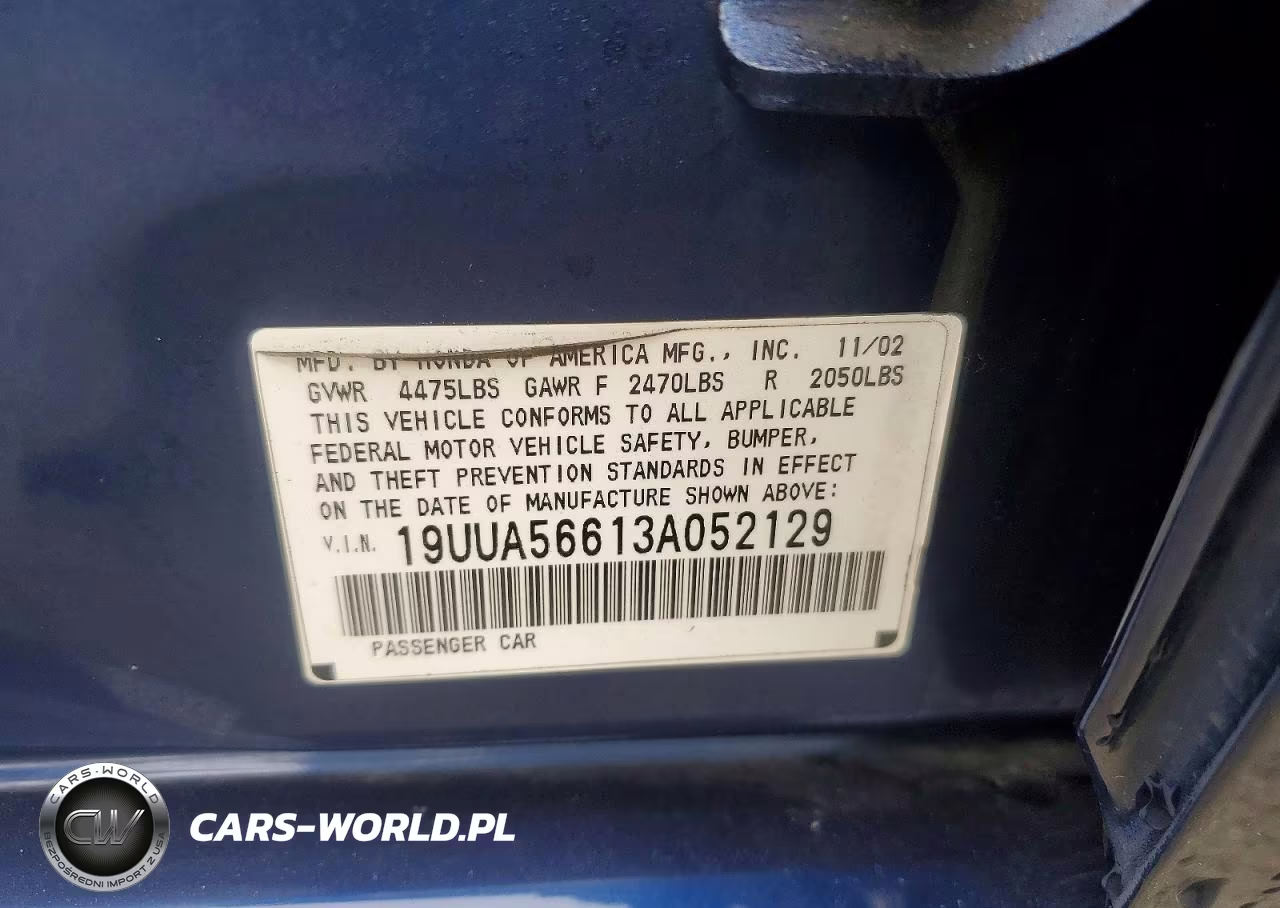 2003 Acura 3.2Tl VIN:19UUA56613A052129 - 12
