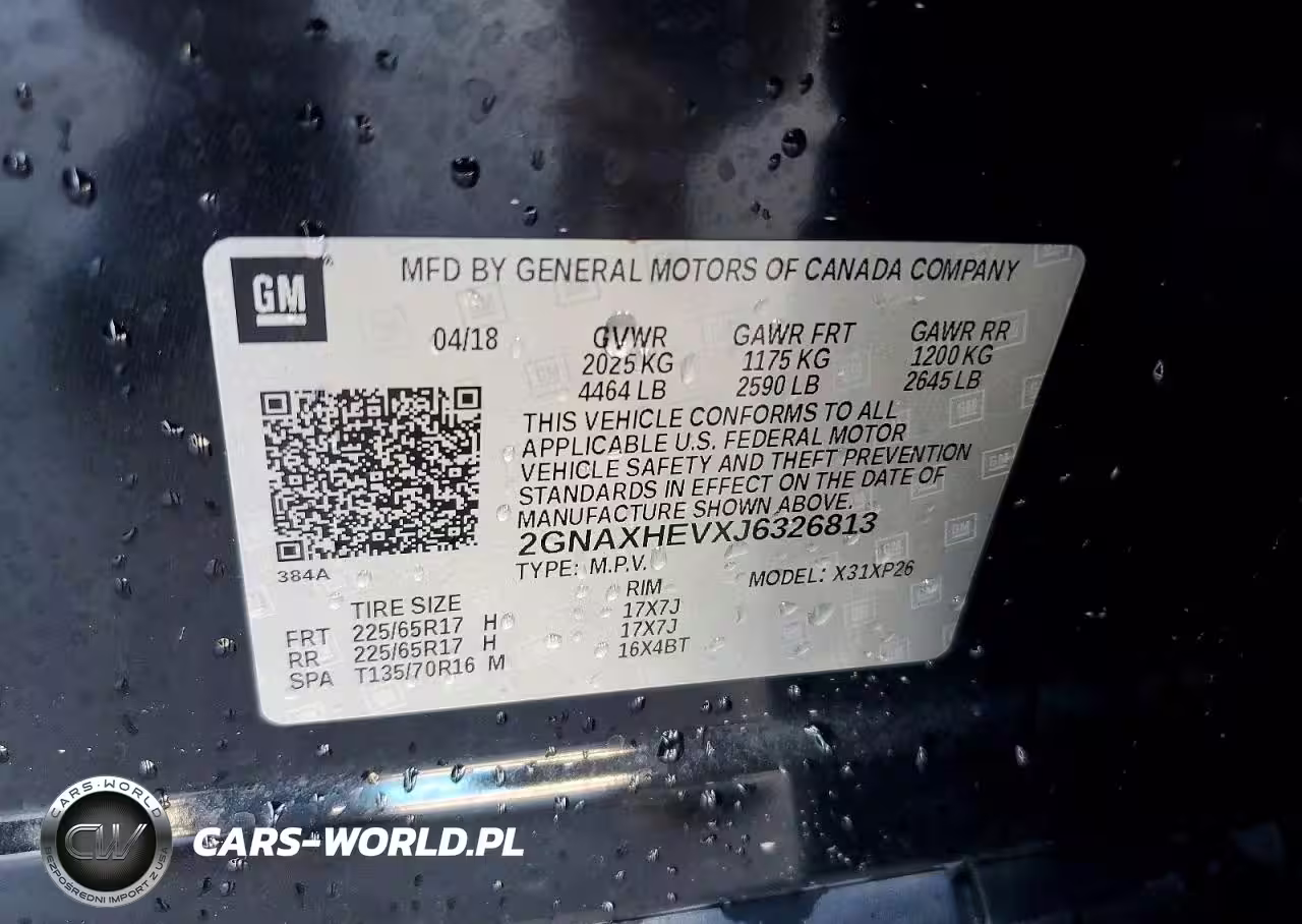 2018 Chevrolet Equinox Ls VIN:2GNAXHEVXJ6326813 - 13