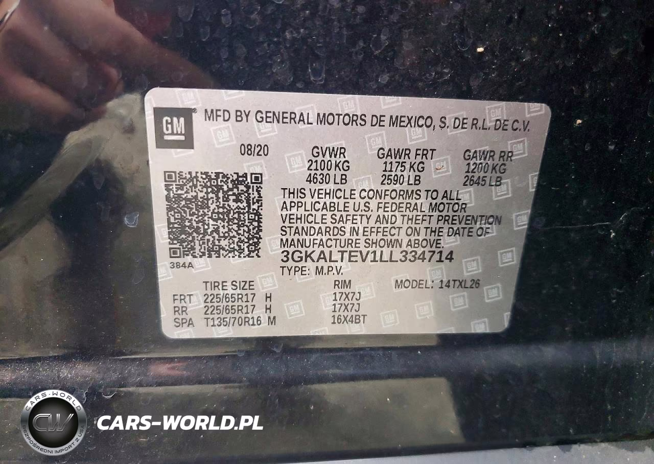 2020 GMC Terrain Sle VIN:3GKALTEV1LL334714 - 13