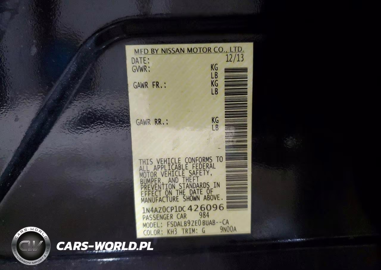 2013 Nissan Leaf S VIN:1N4AZ0CP1DC426096 - 12