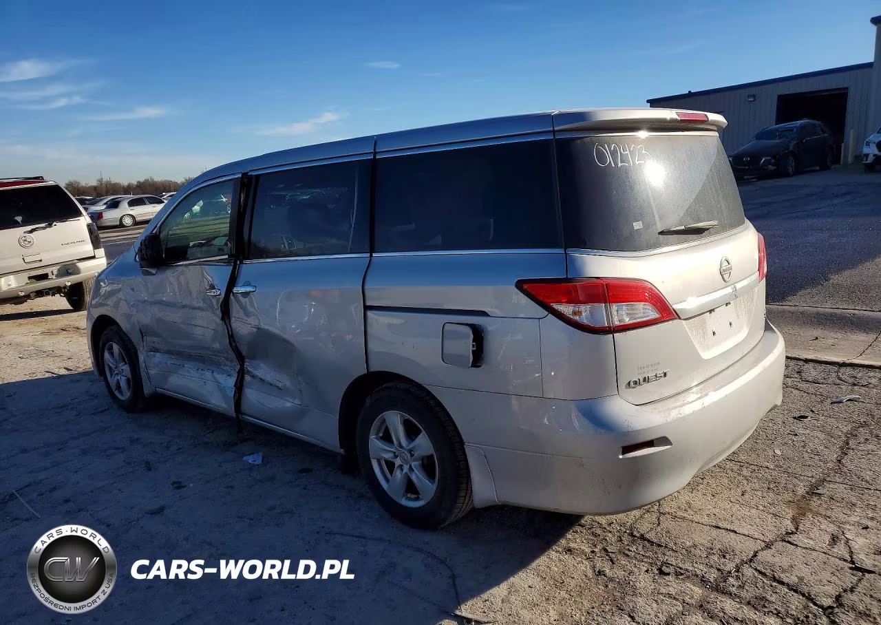 2011 Nissan Quest S VIN:JN8AE2KP0B9012423 - 2