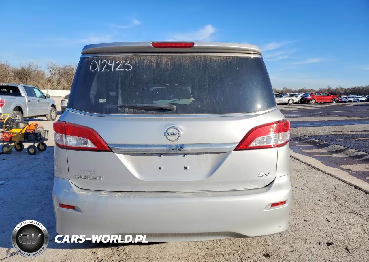 2011 Nissan Quest S VIN:JN8AE2KP0B9012423 - 6