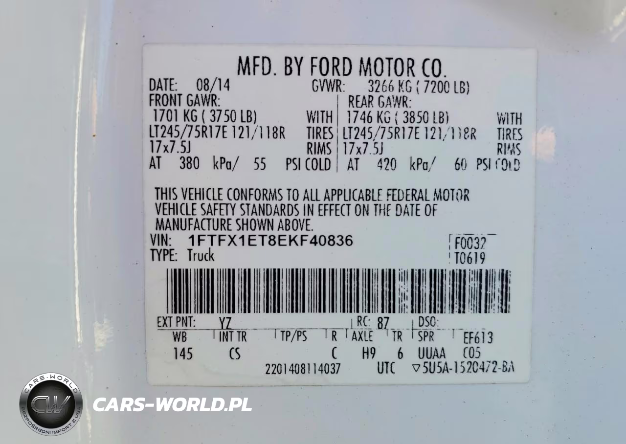2014 Ford F150 Super Cab VIN:1FTFX1ET8EKF40836 - 12
