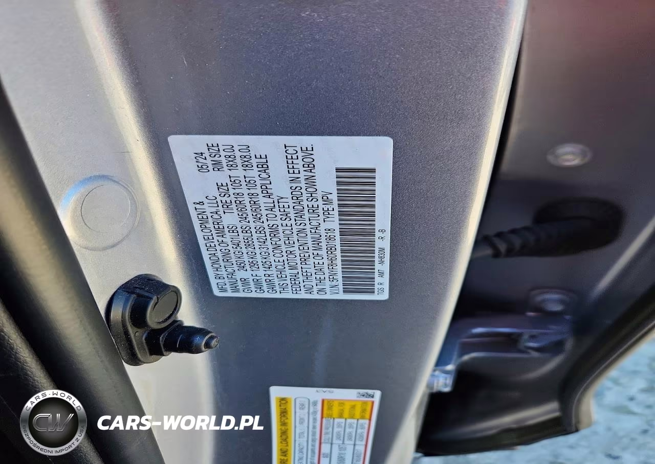 2024 Honda Passport Trail Sport VIN:5FNYF8H60RB018618 - 13