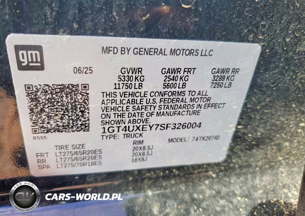 2025 GMC Sierra K2500 Denali Ultimate VIN:1GT4UXEY7SF326004 - 12