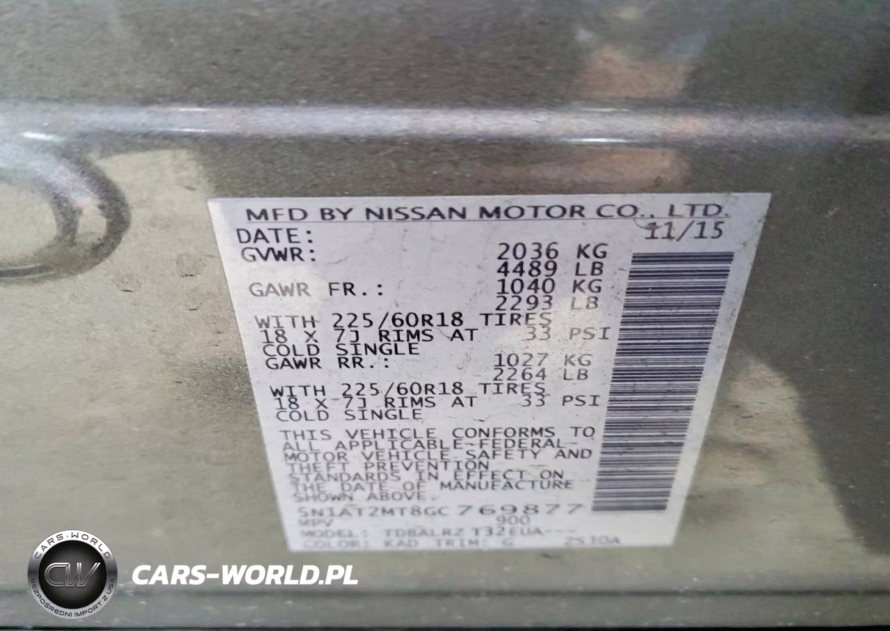 2016 Nissan Rogue S VIN:5N1AT2MT8GC769877 - 13