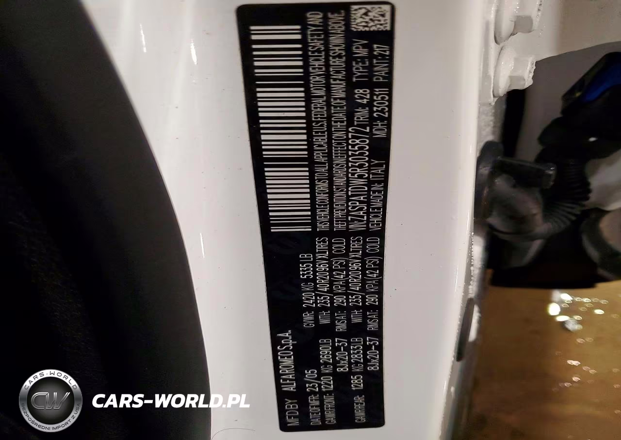 2024 Alfa Romeo Tonale Veloce VIN:ZASPATDW5R3035872 - 13