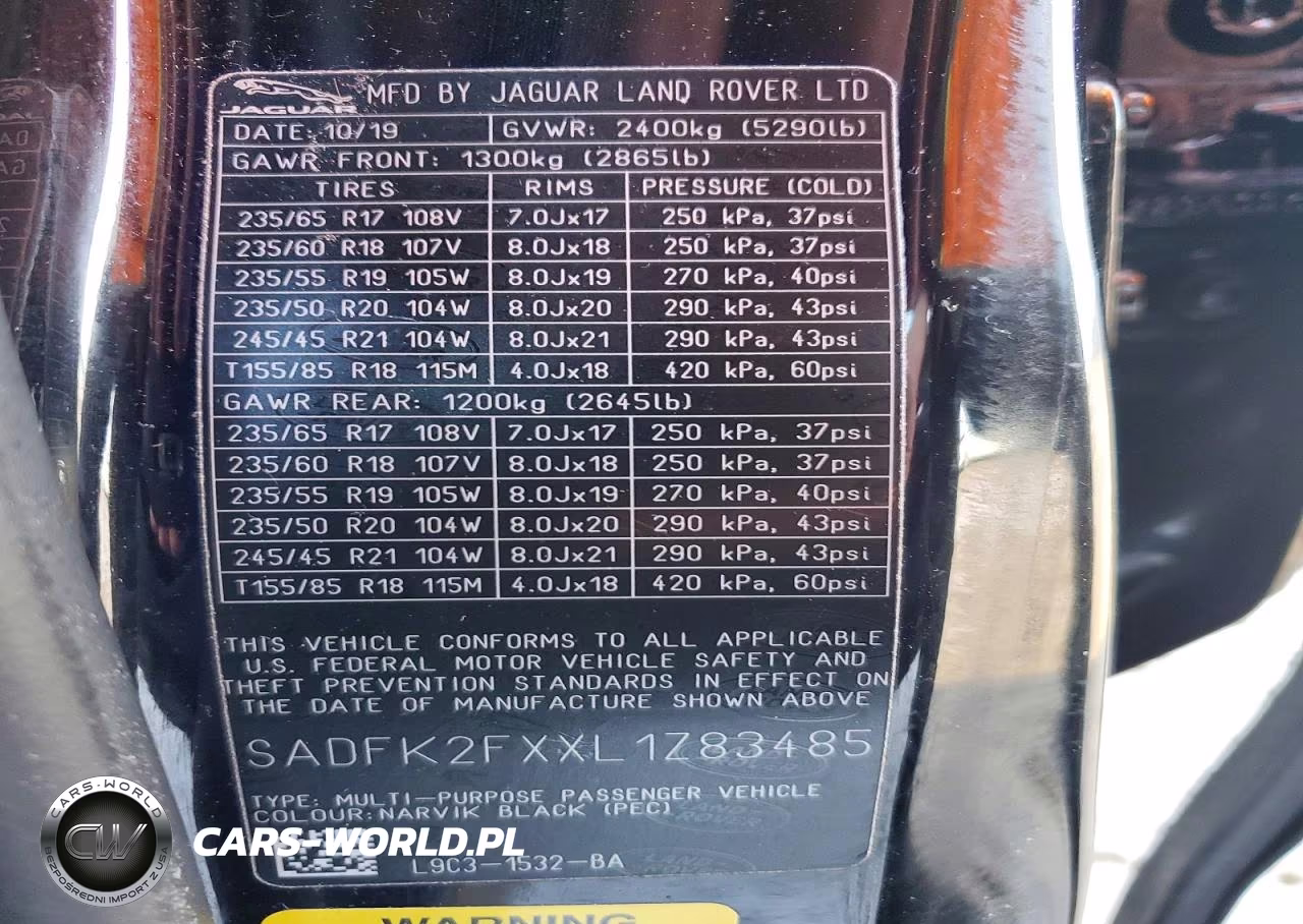 2020 Jaguar E-Pace VIN:SADFK2FXXL1Z83485 - 14