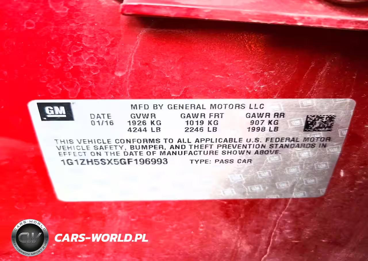 2016 Chevrolet Malibu Premier VIN:1G1ZH5SX5GF196993 - 12