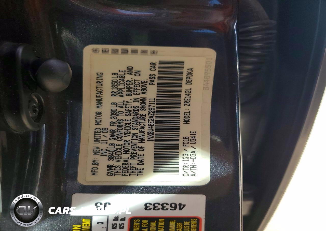 2010 Toyota Corolla Base VIN:1NXBU4EE2AZ297111 - 13