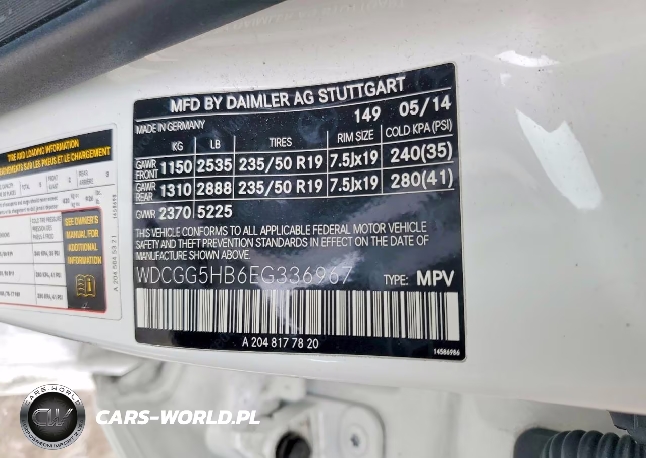 2014 Mercedes-Benz Glk 350 VIN:WDCGG5HB6EG336967 - 13