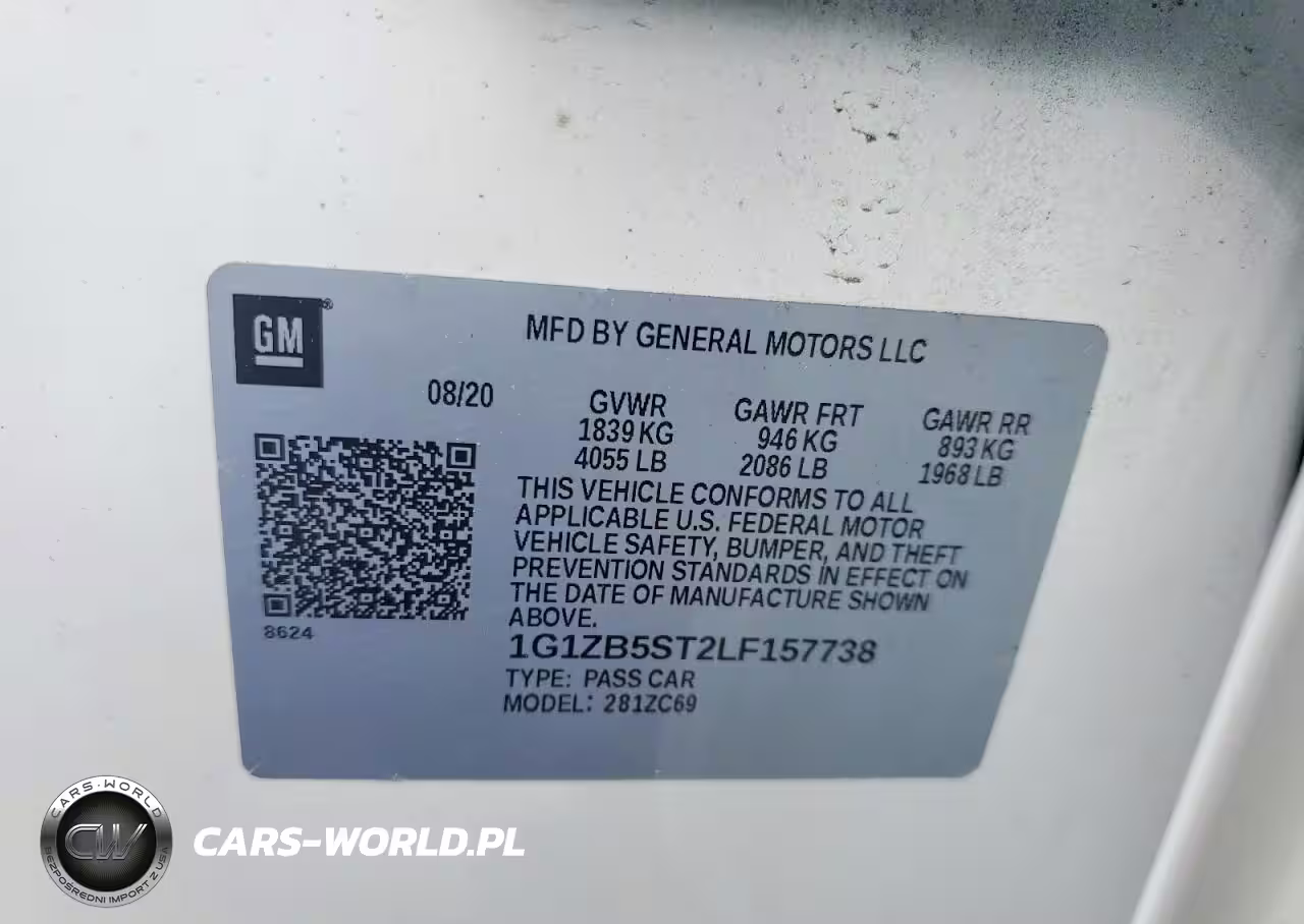 2020 Chevrolet Malibu Ls VIN:1G1ZB5ST2LF157738 - 12