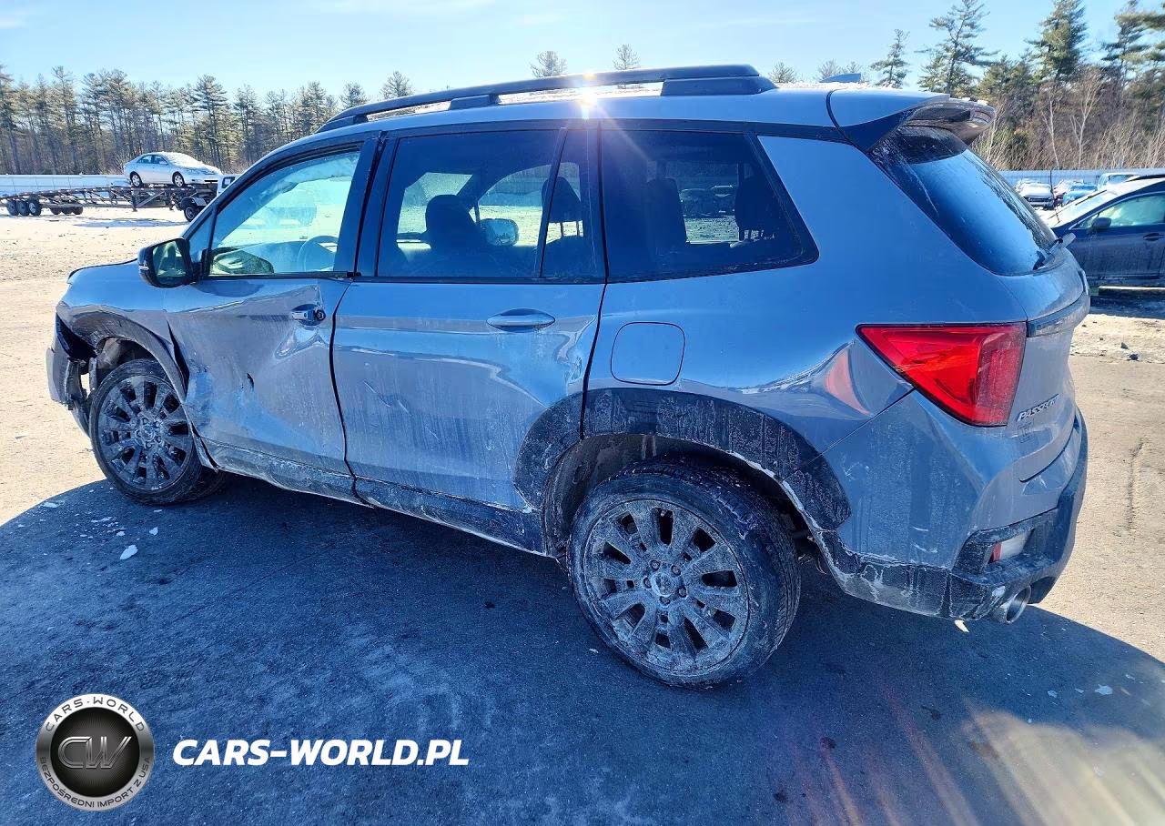 2022 Honda Passport Elite VIN:5FNYF8H01NB014325 - 2