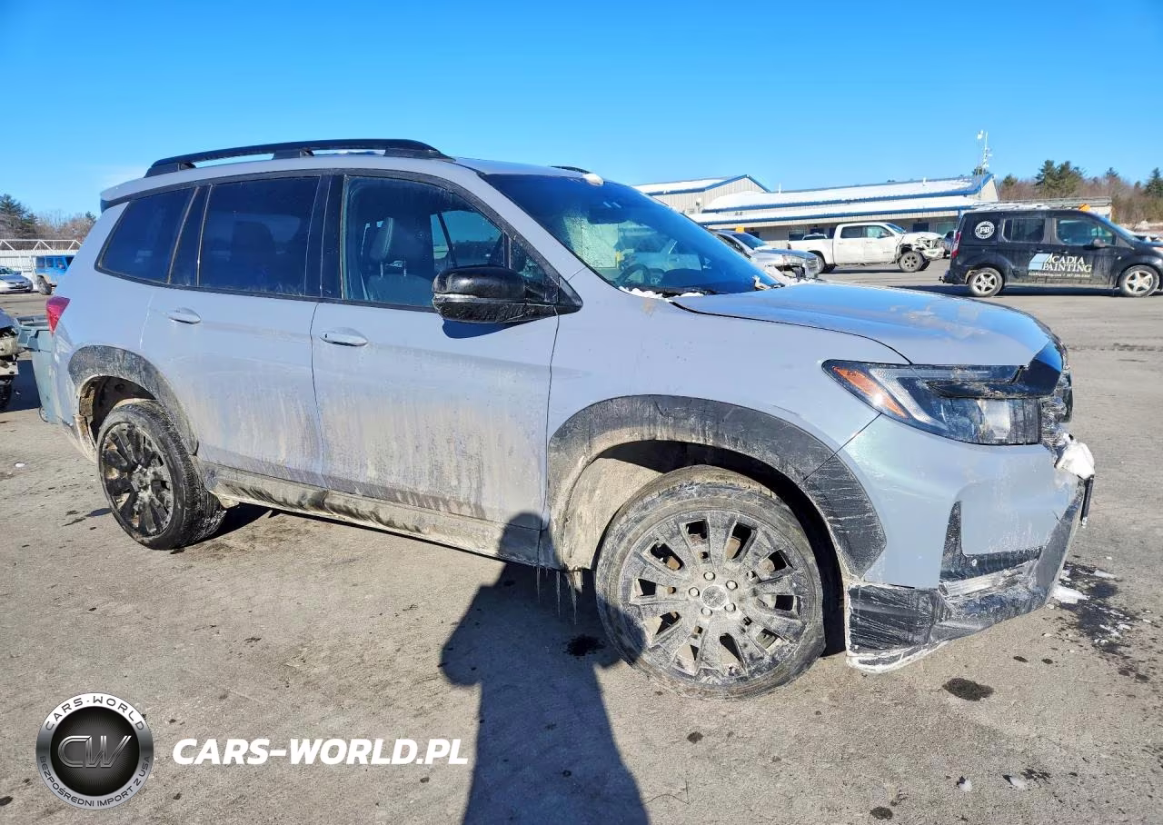 2022 Honda Passport Elite VIN:5FNYF8H01NB014325 - 4
