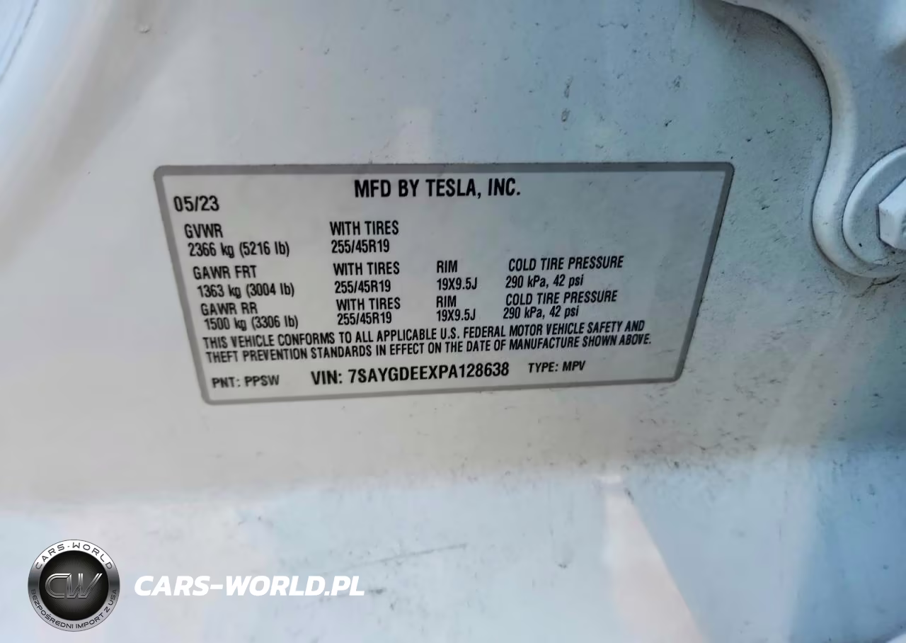 2023 Tesla Model Y VIN:7SAYGDEEXPA128638 - 12