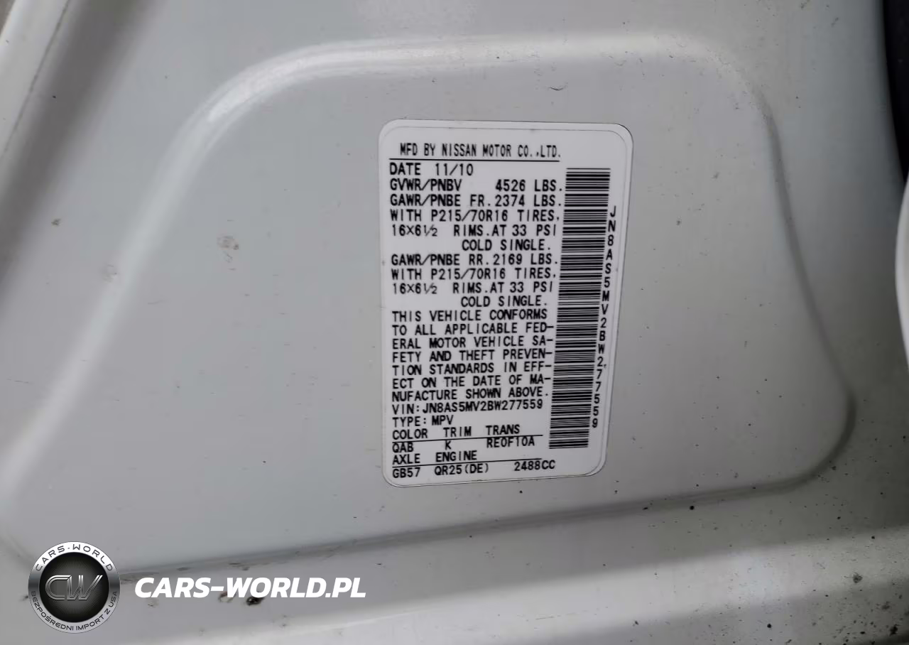 2011 Nissan Rogue S VIN:JN8AS5MV2BW277559 - 27