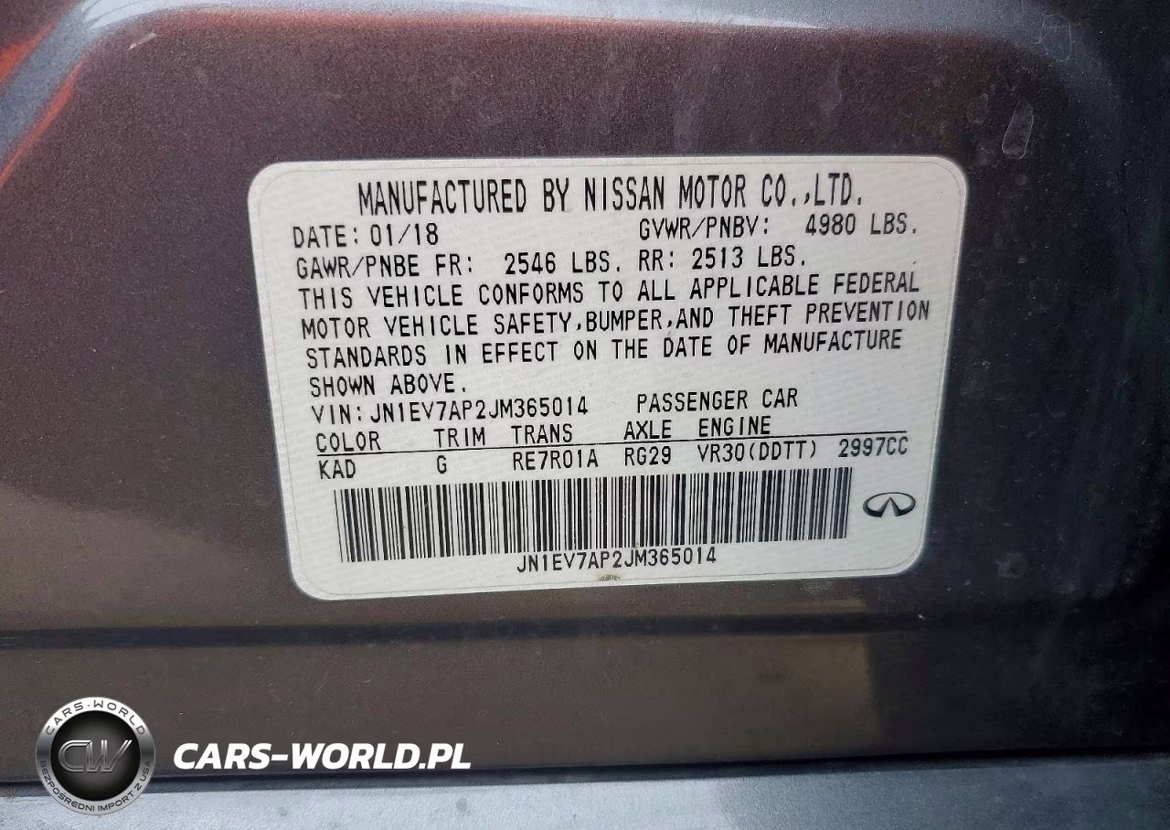 2018 Infiniti Q50 Luxe VIN:JN1EV7AP2JM365014 - 13