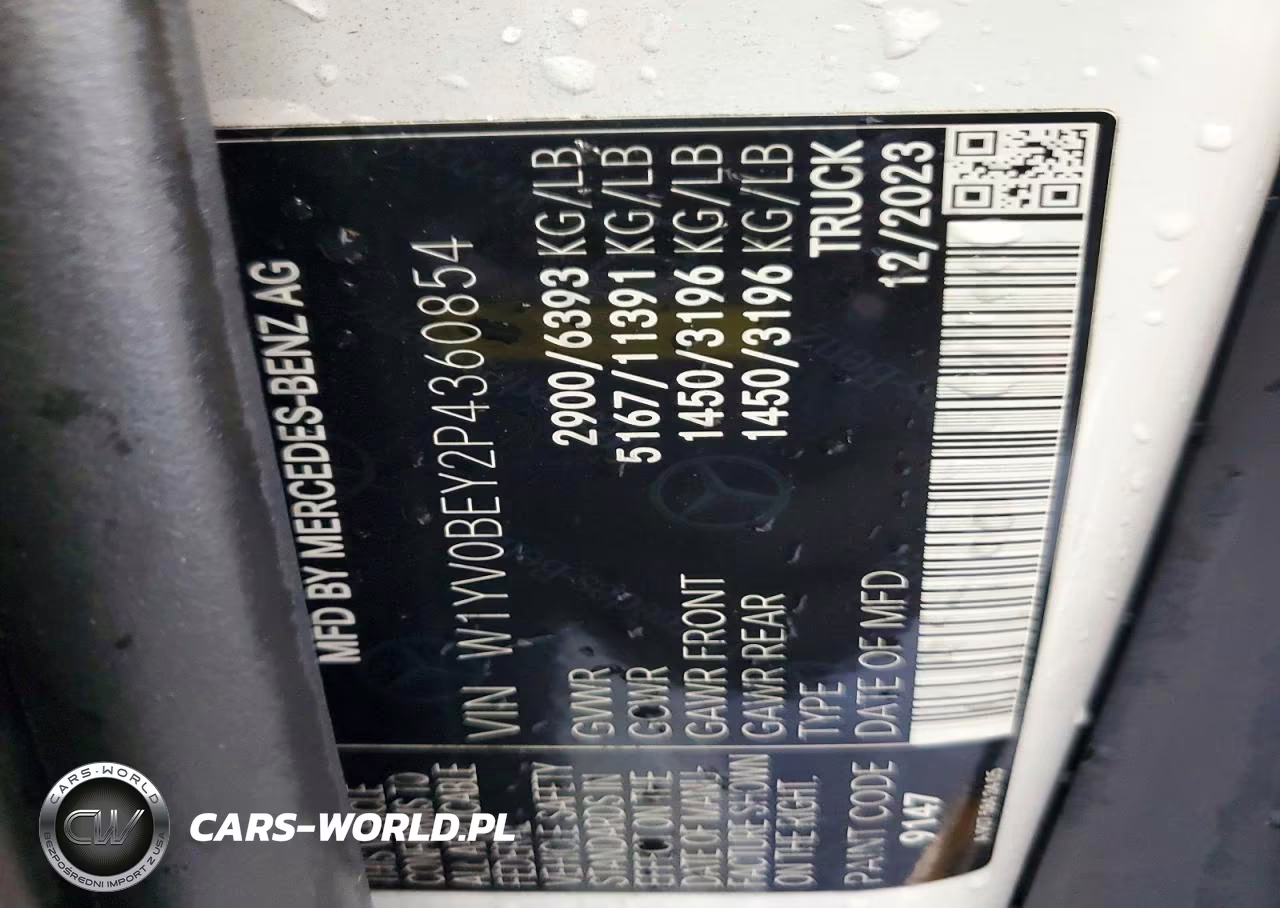 2023 Mercedes-Benz Metris VIN:W1YV0BEY2P4360854 - 13