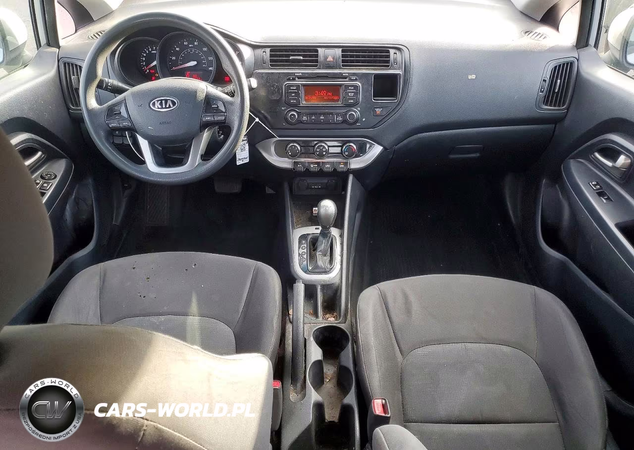 2012 Kia Rio Lx VIN:KNADM5A34C6013652 - 8