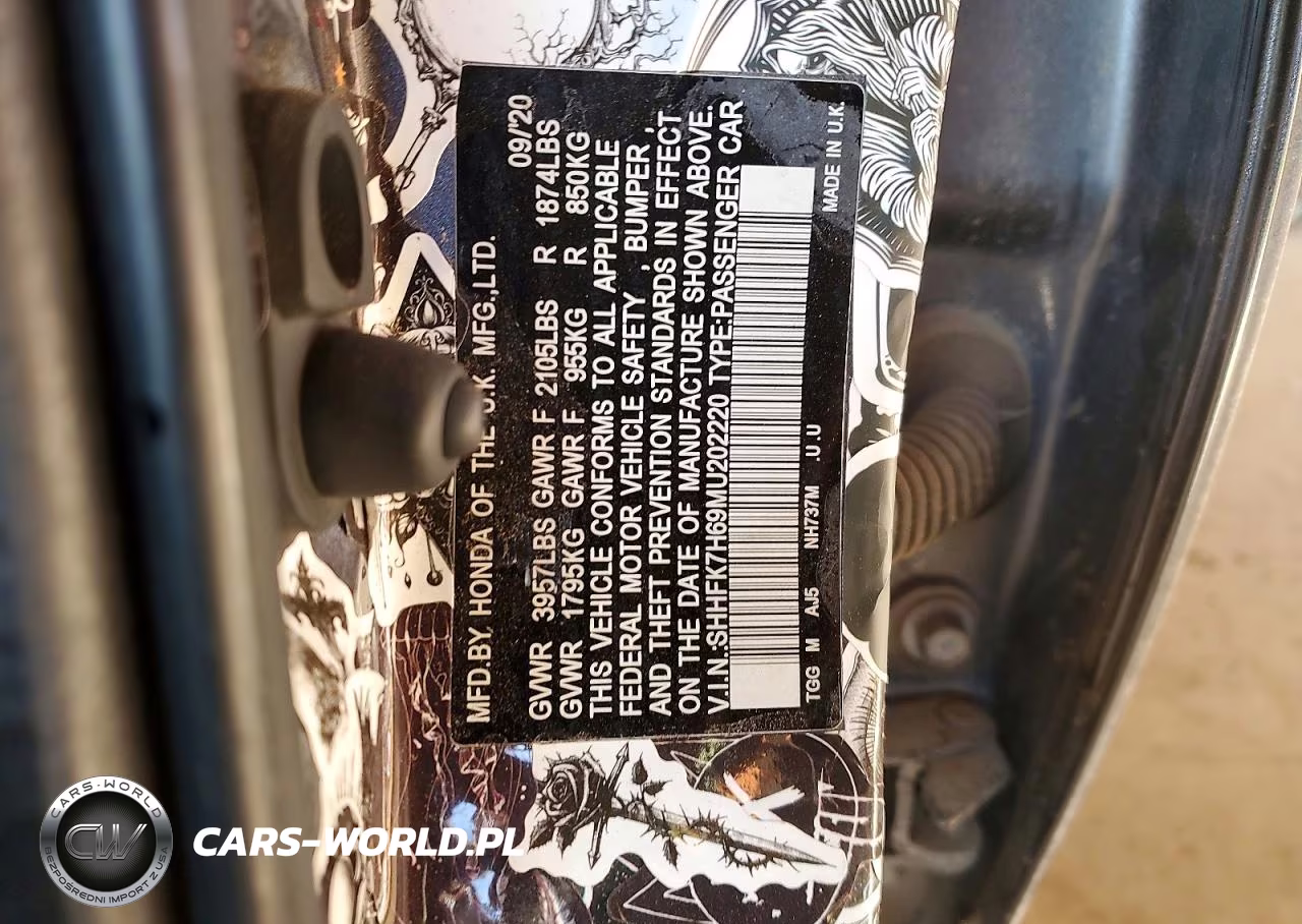 2021 Honda Civic Ex VIN:SHHFK7H69MU202220 - 13